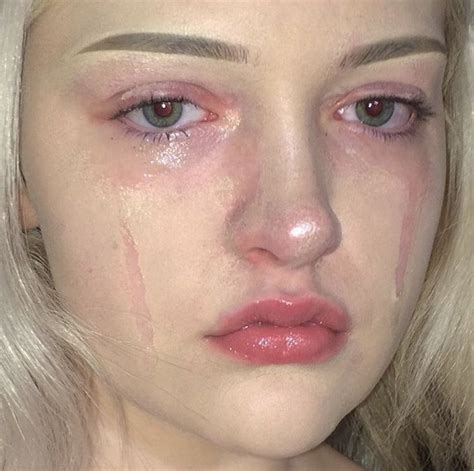 Sad Girl Lovemesonaturally Face Aesthetic Pink Aesthetic Makeup