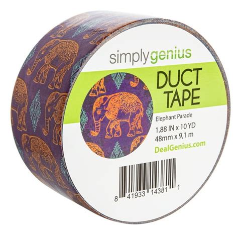 Simply Genius Single Roll Craft Duct Tape Patterns Or Duct Tape Color