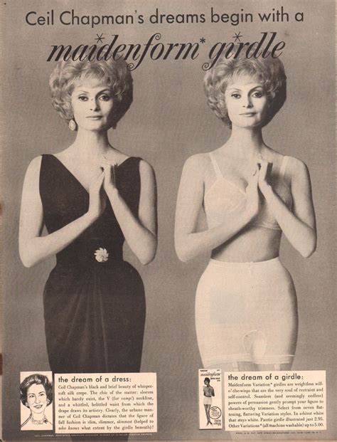 1960 Maidenform Girdle Advertisement Life Magazine August 15 1960
