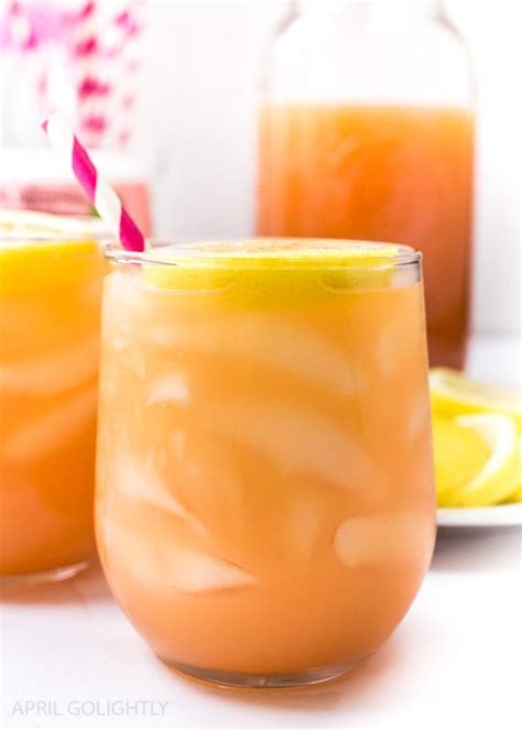 Orange Lemonade Twist Drink Citrus Drinks Lemonade Recipes Orange