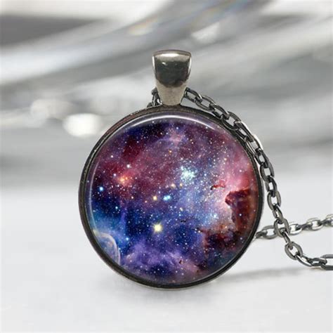Carina Nebula Galaxy Necklace Carina Necklace Galaxy Jewelry Etsy