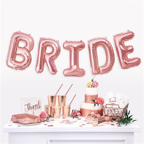 We are thrilled to share with you a free printable rose gold bunting banner that is perfect for so many occasions. Rose Gold Bride To Be Balloon Banner By Postbox Party | notonthehighstreet.com
