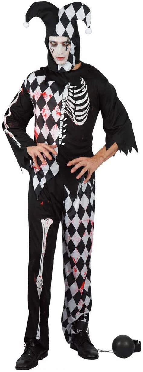 U Look Ugly Today Mens Halloween Costume Cosplay Skeleton Clown Adult