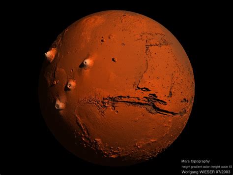 First Rendered Images Of Mars