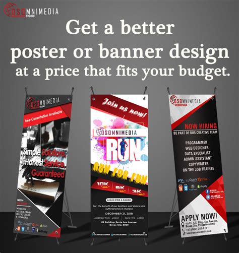 Professional Custom Poster Or Banner Design Service In The Philippines