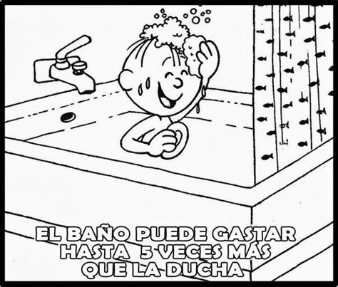 Cuidado Del Agua Dibujos Para Colorear