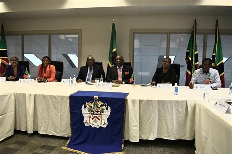prime minister dr the honourable timothy harris and the new cabinet of ministers meet with