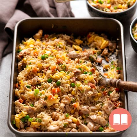 Magic Baked Chicken Fried Rice Recipetin Eats