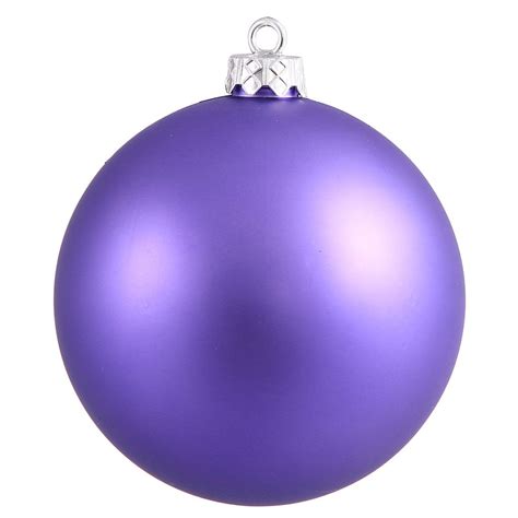 Vickerman 24810 24 Purple Matte Seamless Ball Christmas Tree