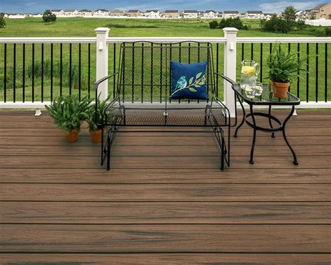 Hi, i found a good article about cleaning a trek deck that may help you about removing the stains (or at least prevent them). Shop Trex Composite Decking & Railing at Home Depot | Trex ...