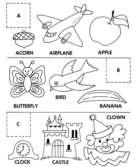 Cut And Paste Coloring Pages Coloring Home