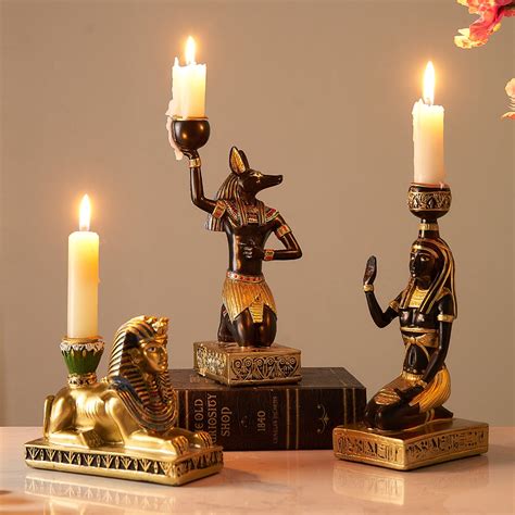 Ancient Egyptian Candle Holder Aubreyandclaudia