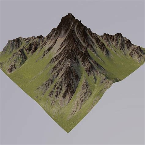 Mountain Mt032 3d Model Ad Mountainmodel 3d Model Scene Texture