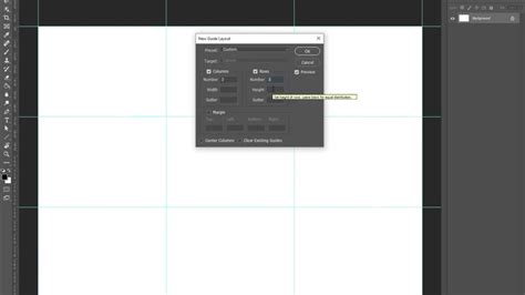 How To Draw Golden Rule Grid In Adobe Photoshop Graphic Design