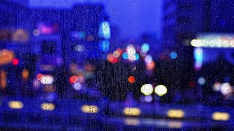 Rainy City Live Wallpaper