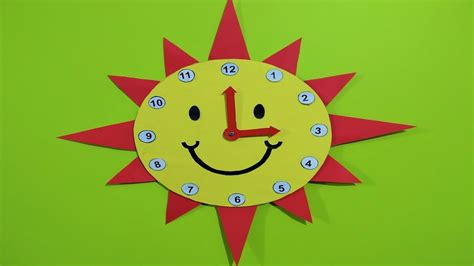 Wall Clock Craft Model For School Kids Project Using Cardboard And Best