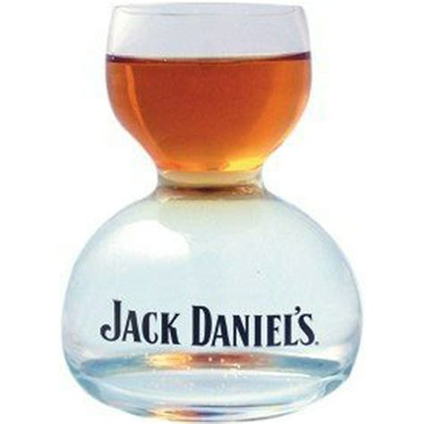 Jack Daniels Double Bubble Chaser Jigger Shot Glass 6 Oz Walmart