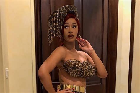 Cardi B Goes Nude Cover In Gold For New Song Money Cover My Xxx Hot Girl