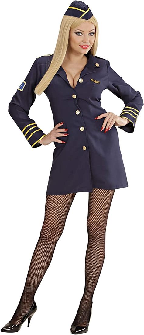 Ladies Flight Attendant Costume Large Uk 14 16 For Airline