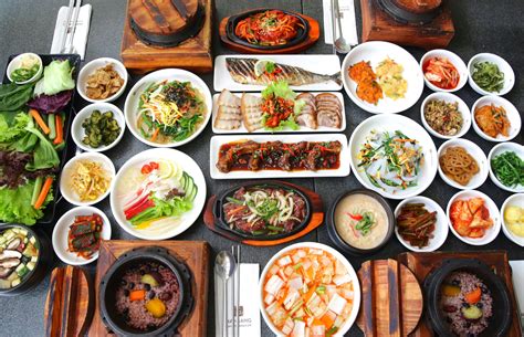 hanjeongsik a full course korean meal with a whole array of savory side dishes from hansang