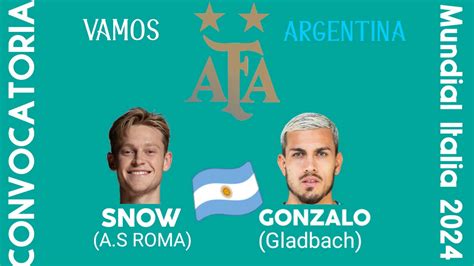 convocatoria selección argentina italia 2024 🇦🇷 rol de futbol amino