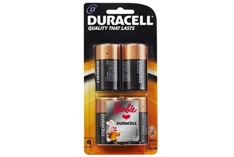 Duracell Coppertop D Alkaline Battery X 4