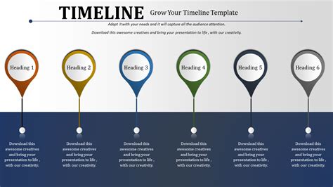 Visualize Timeline Template Ppt Slideegg