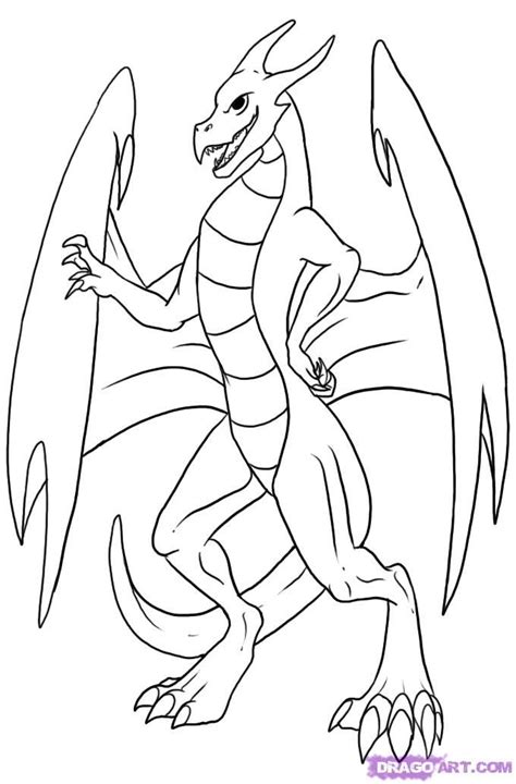 600x517 cool easy drawings of dragons fashionplaceface. Simple Dragon Pictures - Coloring Home