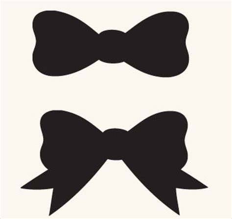 Bow Tie Silhouette Vector At Getdrawings Free Download