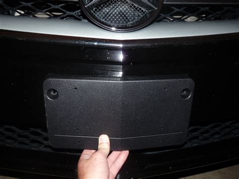 This tutorial guide will show you how to install the front license plate tow hook mounted adapter for your vehicle. Front License Plate Bracket Install??? - MBWorld.org Forums