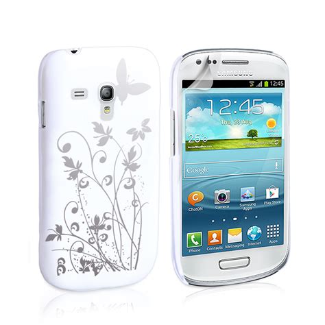 Samsung Galaxy S3 Mini White Butterfly Imd Case Mobil