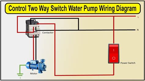 How To Make Control Two Way Switch Water Pump Wiring Diagram Water