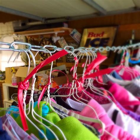 Clothes racks for shop displays. 10 Quick Tips for having Great Garage Sales | Garage sale ...