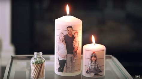 You may be wondering why you can make a candle at home for a few bucks, but have to spend $30+. How To Make Your Own Photo Candle - Simplemost