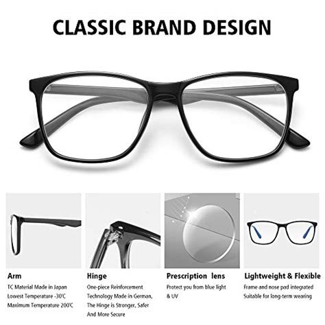 Blue Light Blocking Glasses Women Men Pengser Fashion Lightweight Frame Computer Eye Glasses