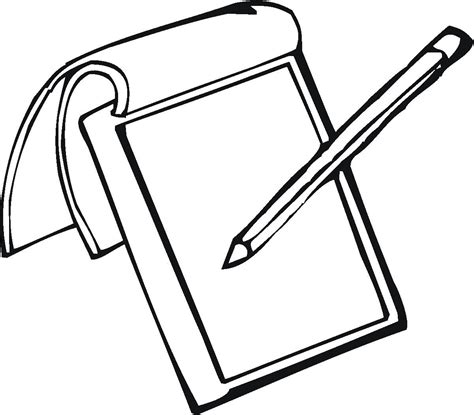 Pen And Paper Coloring Pages Coloring Pages