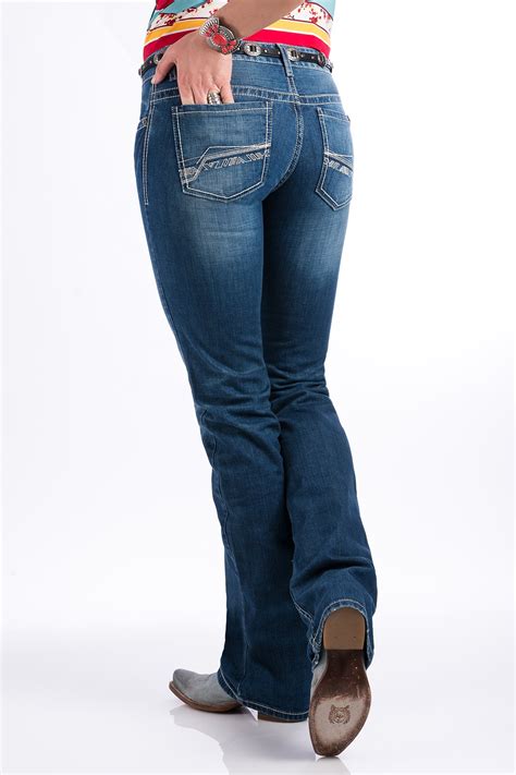 Cinch Jeans Womens Abby Slim Fit Jean Medium Stonewash