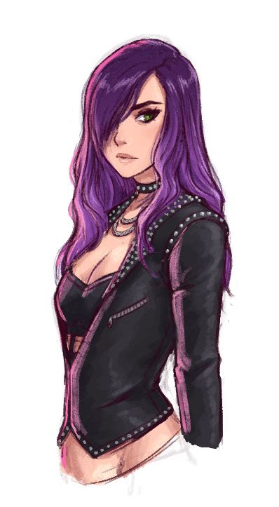 Anime Girl In Leather Jacket