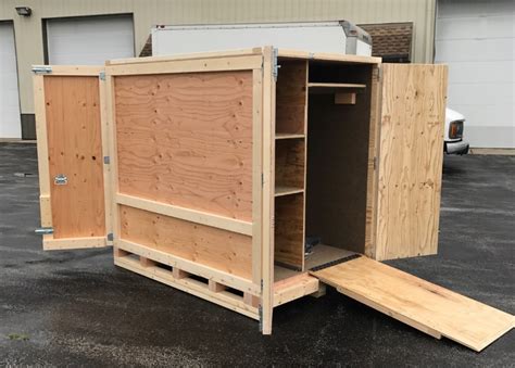 Trade Show Crates Re Usable Crates — Wooden Shipping Crates Custom