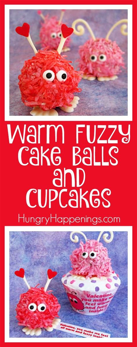 Warm Fuzzy Cake Balls And Cupcakes Valentines Day Recipes Recipe