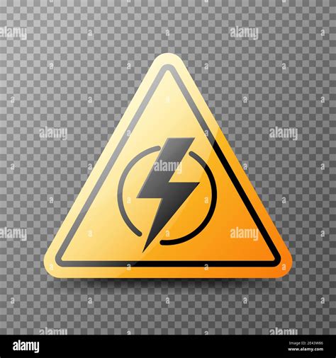 Power Outage Symbol Without Electricity Triangular Icon Of