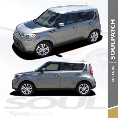 Kia Soul Upper Side Decals Graphics 3m Soulmate 2008 2013 Premium Auto