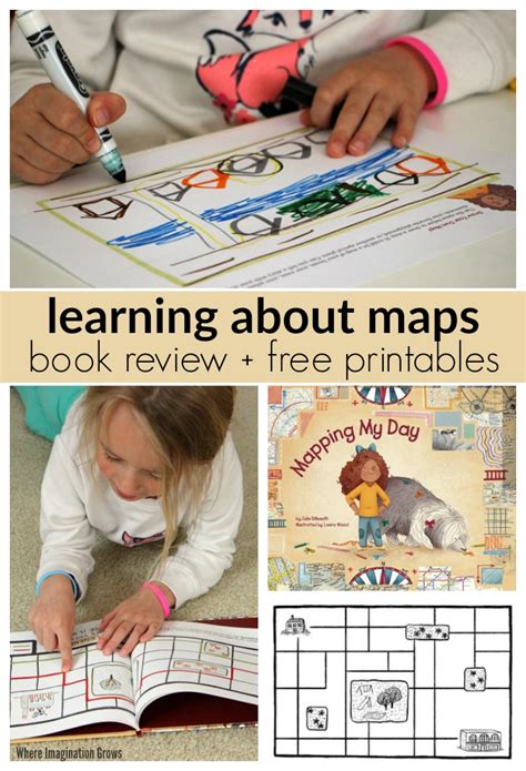 Learning About Maps Mapping My Day Book Review And Free Printables For