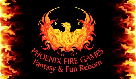 Phoenix Fire Games Logo Playmat Phoenix Fire Games