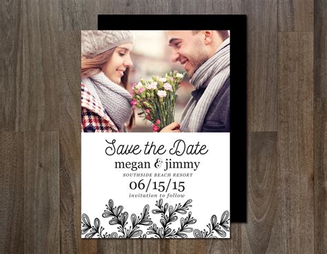 Save The Date For Wedding Template