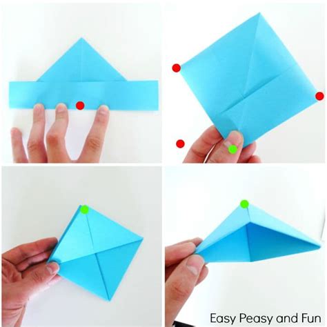How To Make A Paper Boat Origami For Kids Easy Peasy And Fun