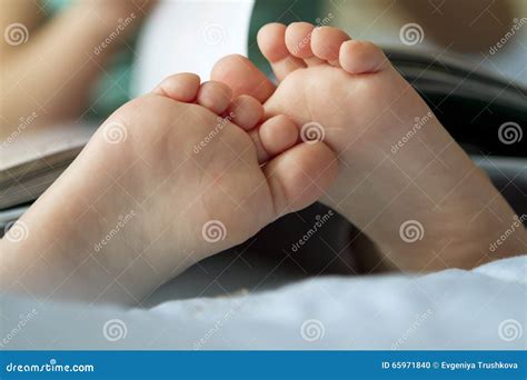 Toddler Foot Closeup Stock Photo Image Of Education 65971840