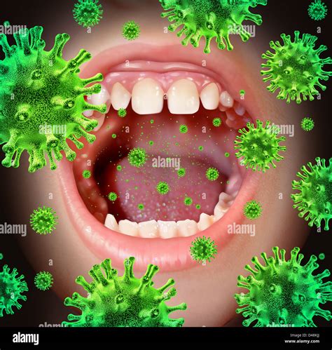 Enfermedad Contagiosa Transmitir Una Infección Con Un Virus Abra La