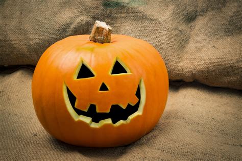 Pumpkin With Halloween Face Free Stock Photo Public Domain Pictures