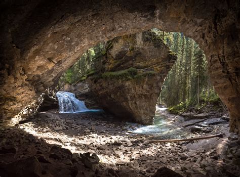 Exploring The Secret Cave In Banffs Johnston Canyon Resource Travel
